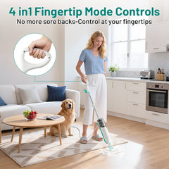 PrettyCare Steam Mop, 10 in 1 Floor Cleaning, Detachable Steam Mop for Tile and Hardwood, Handheld Domestic Steam Cleaner